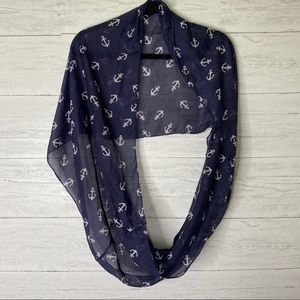🌈 anchor pattern infinity scarf
